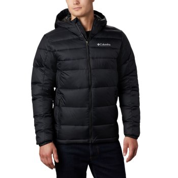 Columbia Muške Jakne - Buck Butte Insulated Hooded Crne | ONXV-67851